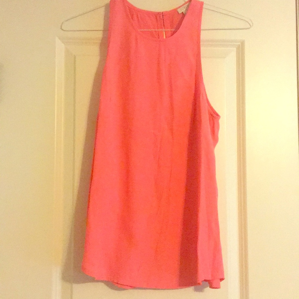 Sleeveless Pink Top